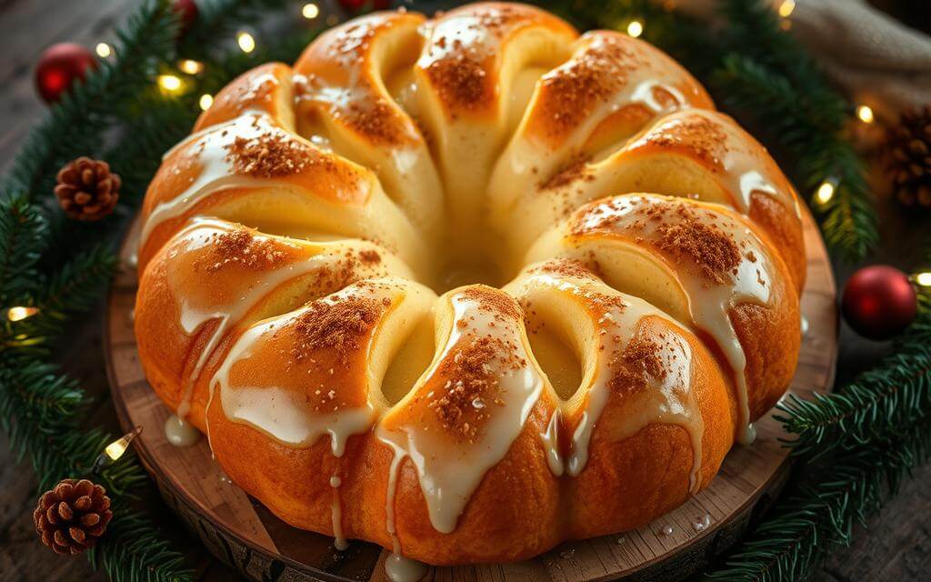 Festive Eggnog Bread