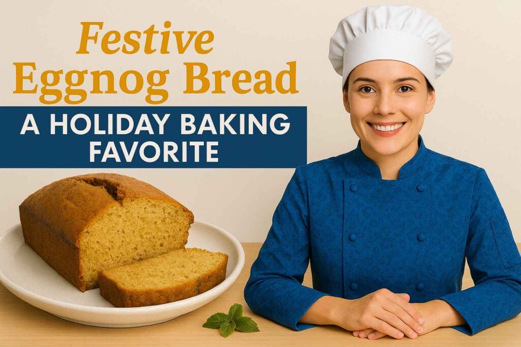 Festive Eggnog Bread