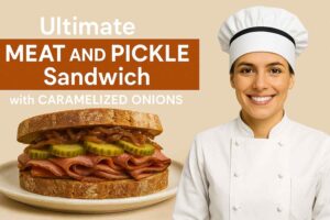 Ultimate Meat and Pickle Sandwich with Caramelized Onion