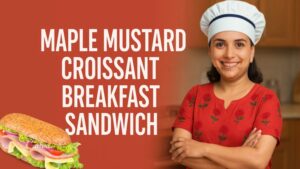 Maple Mustard Croissant Breakfast Sandwich