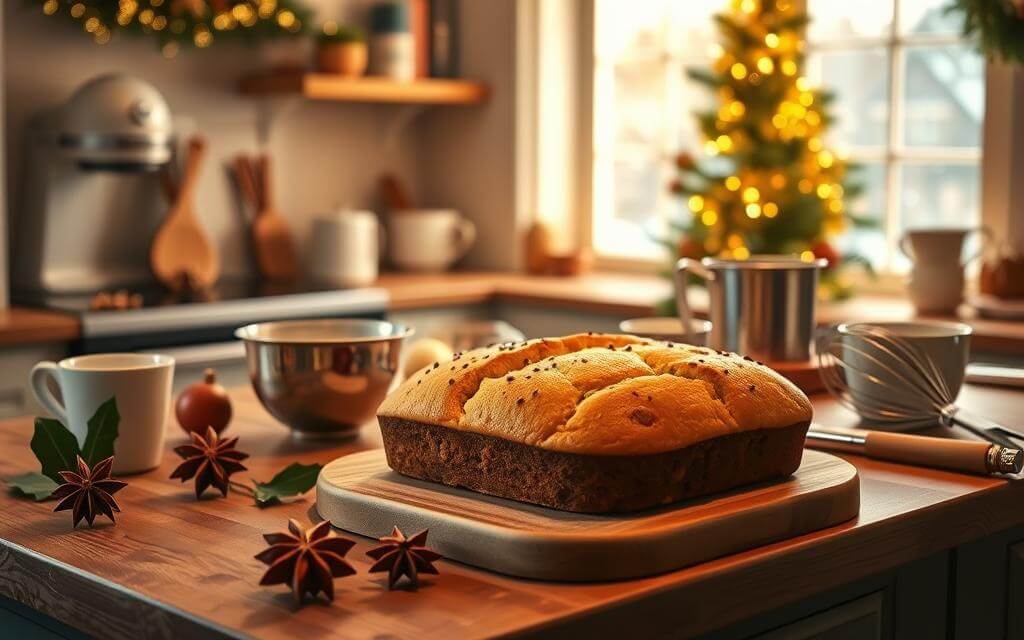 Festive Eggnog Bread