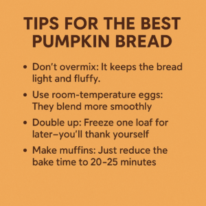 Pumpkin bread recipe