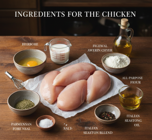 Ingredients for chicken