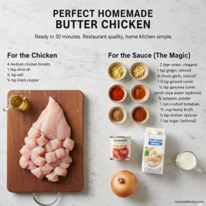 butter chicken ingredients