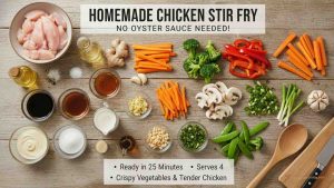 Chicken Stir Fry Without Oyster Sauce ingredients