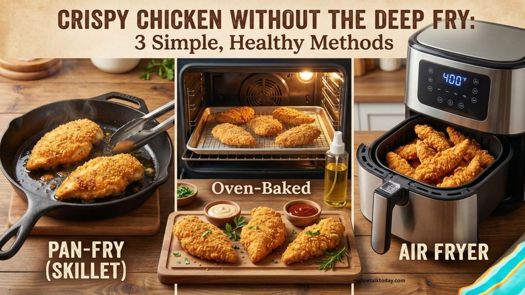 Crispy chicken without the deep fry