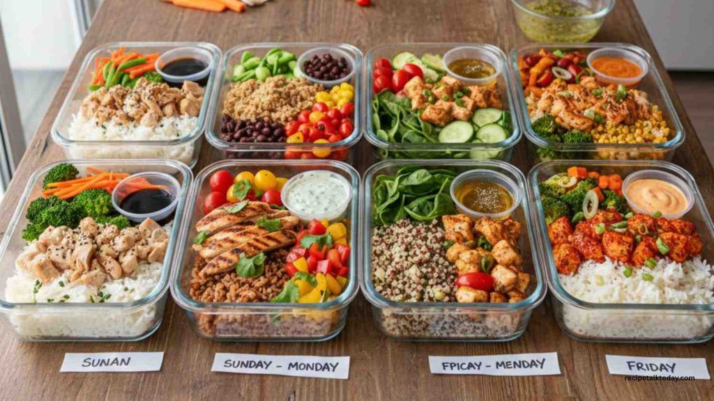Easy Chicken Meal Prep Bowls