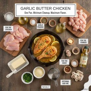 Garlic Butter Chicken in 15 Minutes