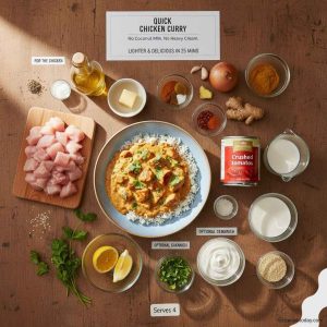 ingredients Quick Chicken Curry Without Coconut Milk