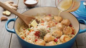 One-Pan-Chicken-and-Rice-cooking