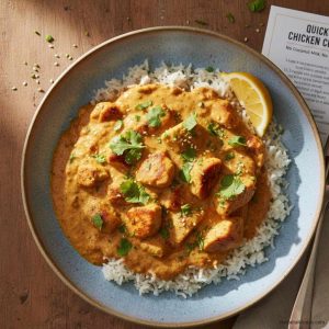 Quick Chicken Curry Without Coconut Milk