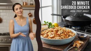 Quick Shredded Chicken in Pan