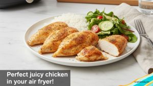 easy air fryer chicken breast serving