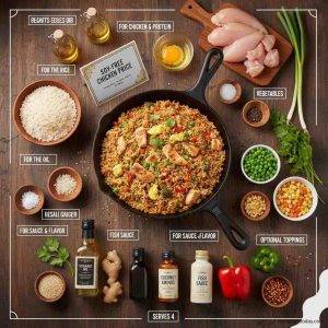 ingredients chicken fried rice