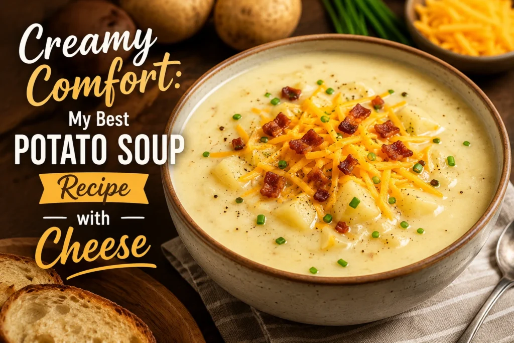 Creamy Comfort My Best Potato Soup Recipe with Cheese