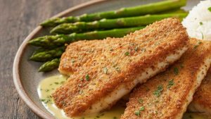 crispy bass fish