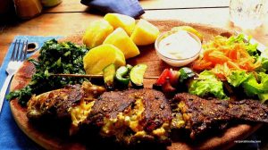 grilled trout
