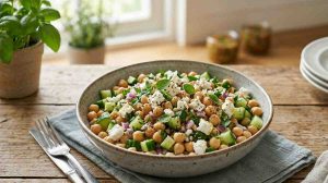 Chickpea and Cucumber Salad