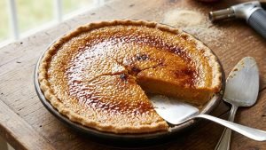 Bourbon Brulee Pumpkin Pie Recipe