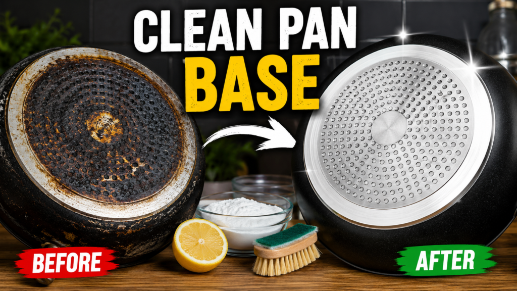 How to Clean Frying Pan Base