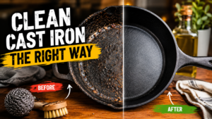 How to Clean a Cast Iron Frying Pan the Right Way