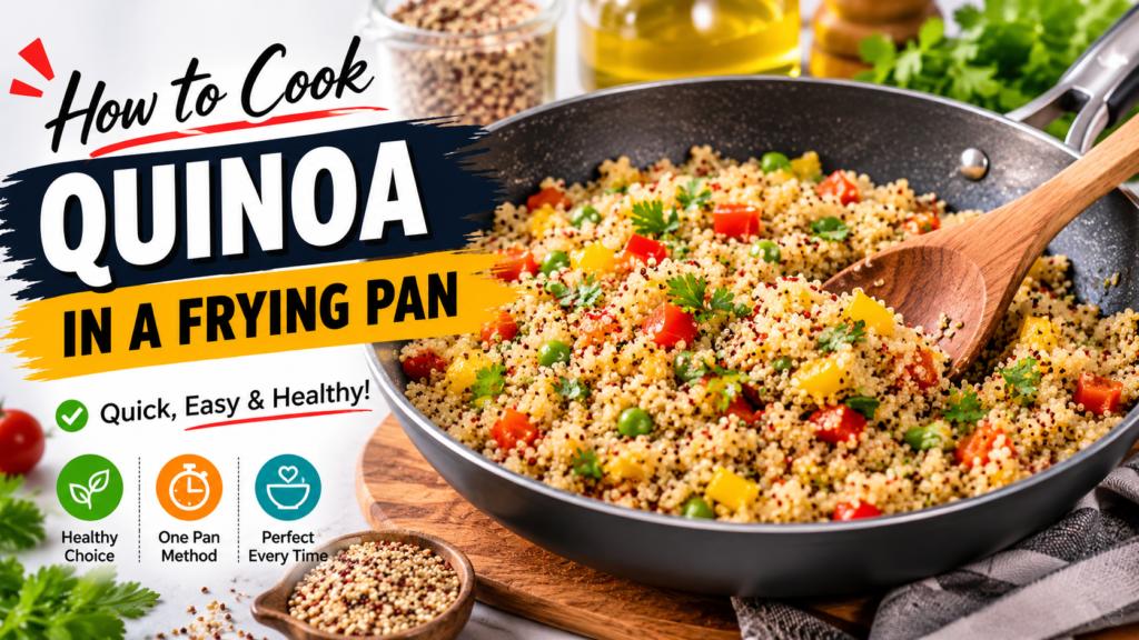 How to Cook Quinoa in a Frying Pan
