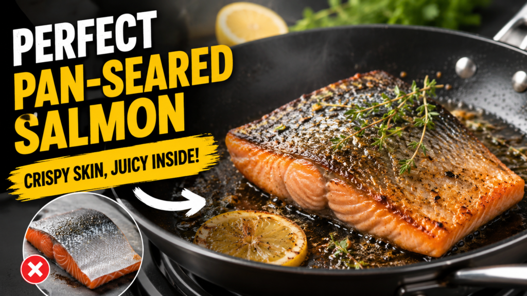 How to Cook Salmon in a Frying Pan With Skin