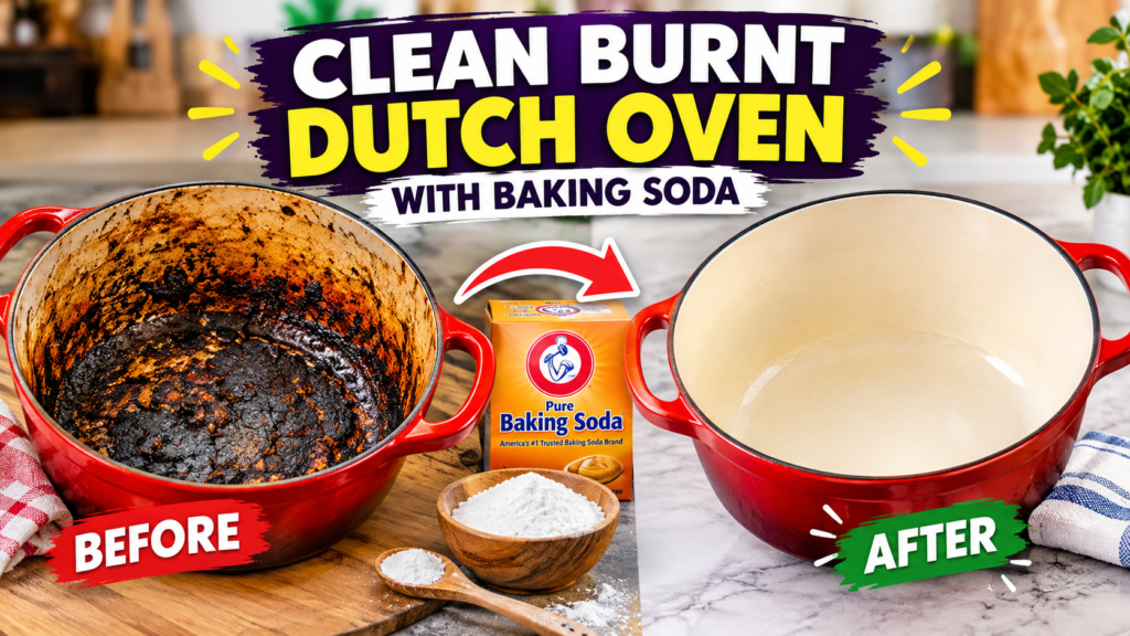 how-to-clean-burnt-dutch-oven-with-baking-soda