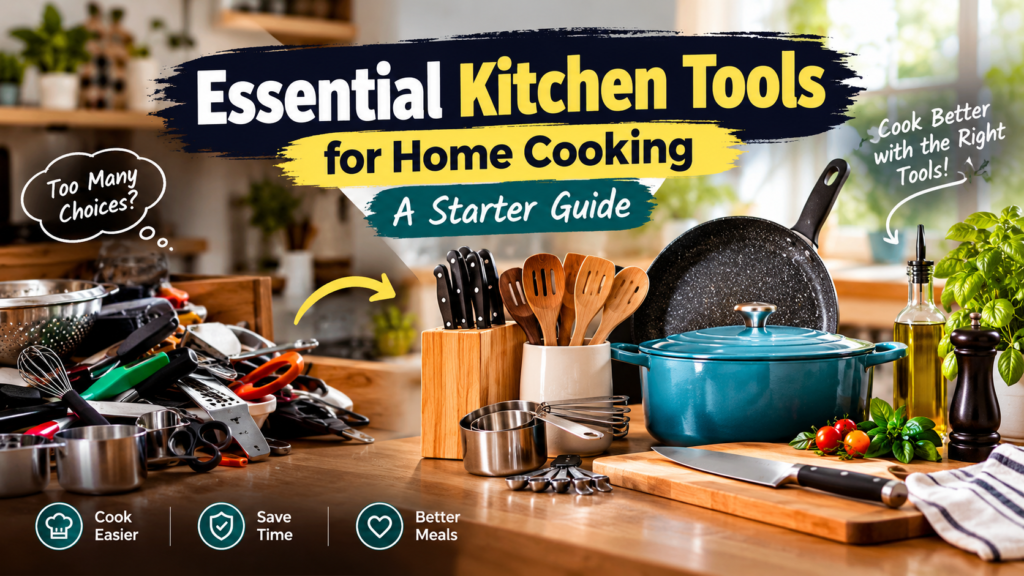 Essential Kitchen Tools for Home Cooking