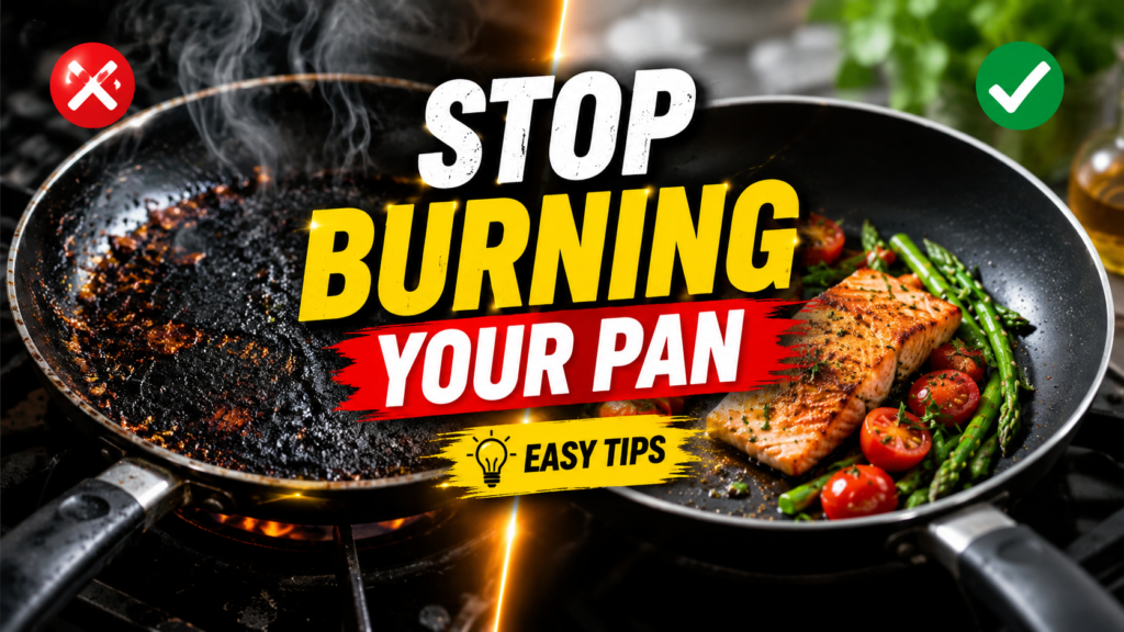 How to Avoid Burning Frying Pan