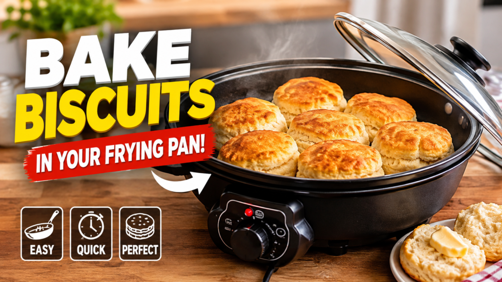 How to Bake Biscuits in an Electric Frying Pan