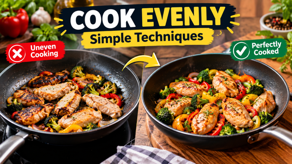 How to Cook Evenly Using Simple Techniques