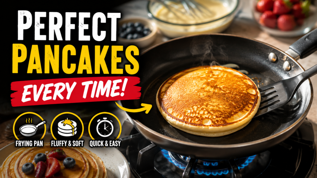 How to Cook Pancakes in a Frying Pan