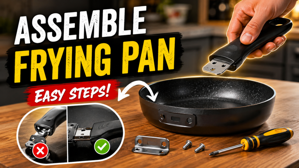 how to assemble frying pan