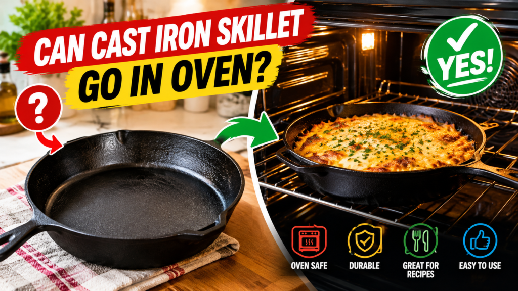 Can Cast Iron Skillet Go in Oven
