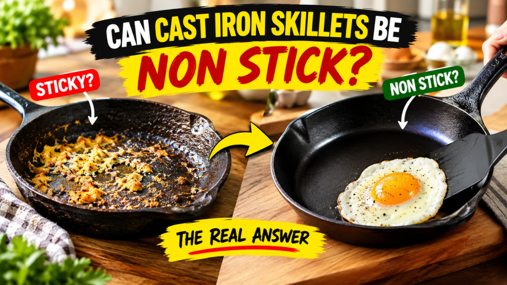 Can Cast Iron Skillets Be Non Stick