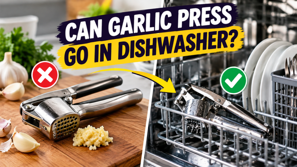 Can Garlic Press Go in Dishwasher