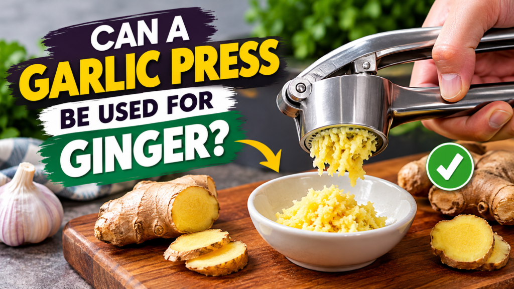 Can a Garlic Press Be Used for Ginger