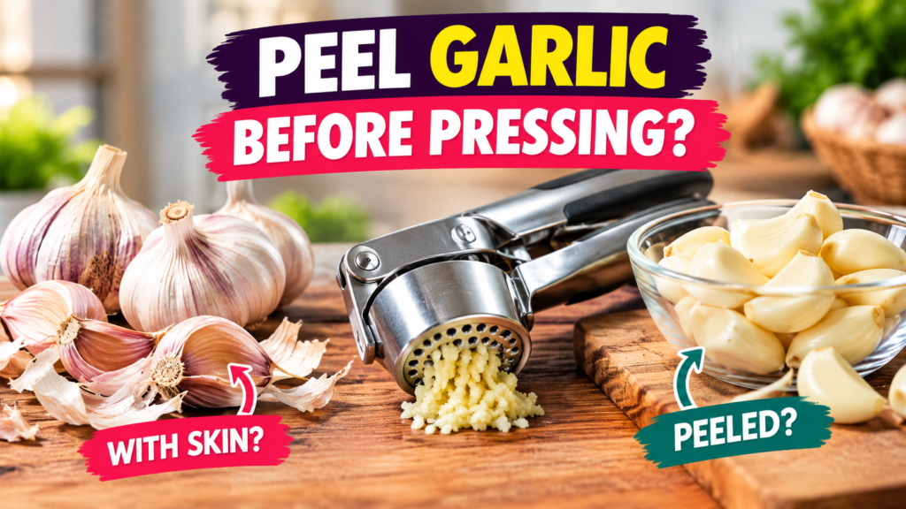 Do You Peel Garlic Before Pressing