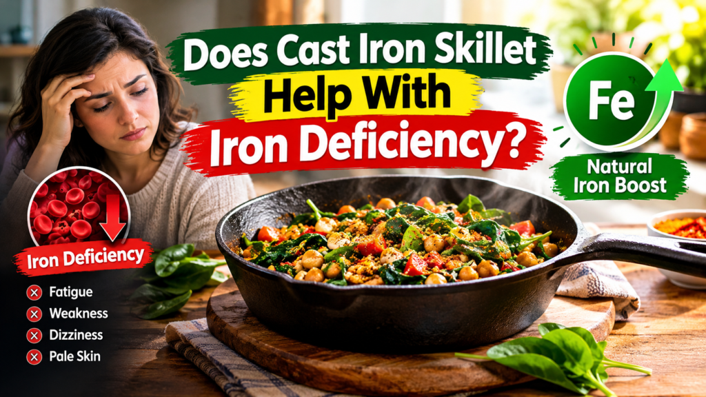 Does Cast Iron Skillet Help With Iron Deficiency
