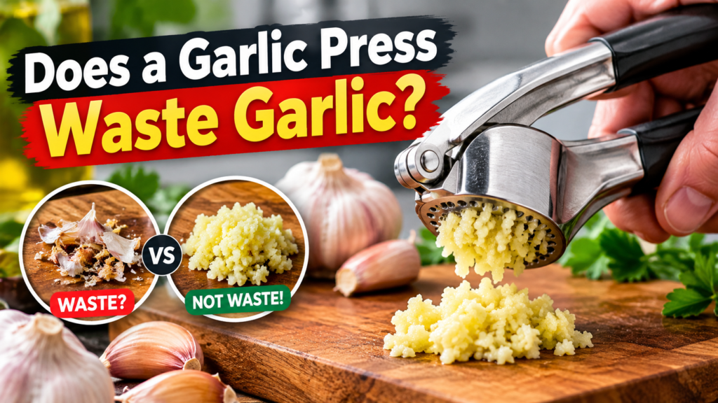 Does a Garlic Press Waste Garlic