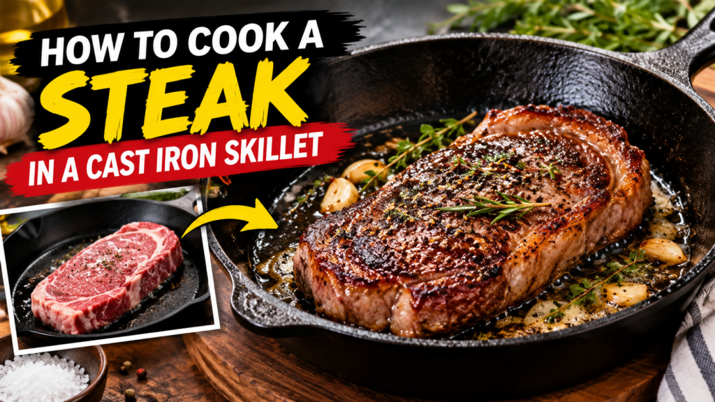 How to Cook a Steak in a Cast Iron Skillet