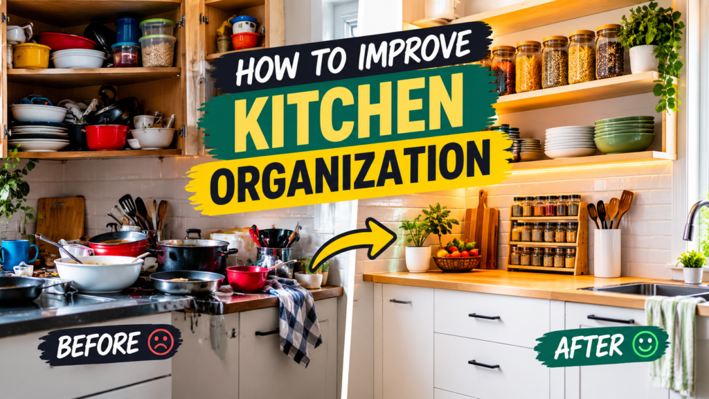 How to Improve Kitchen Organization