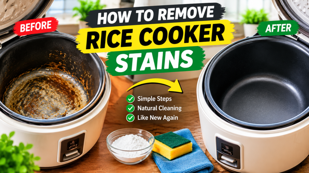 How to Remove Rice Cooker Stains Safely