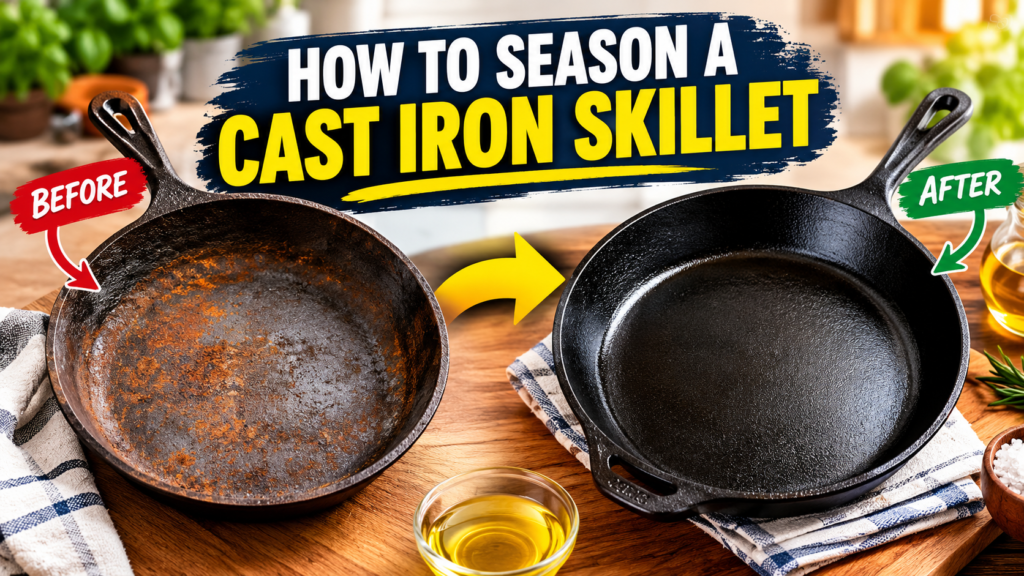 How to Season a Cast Iron Skillet