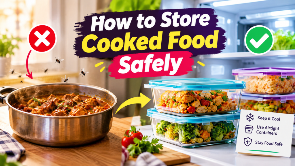 How to Store Cooked Food Safely