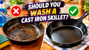 Should You Wash a Cast Iron Skillet