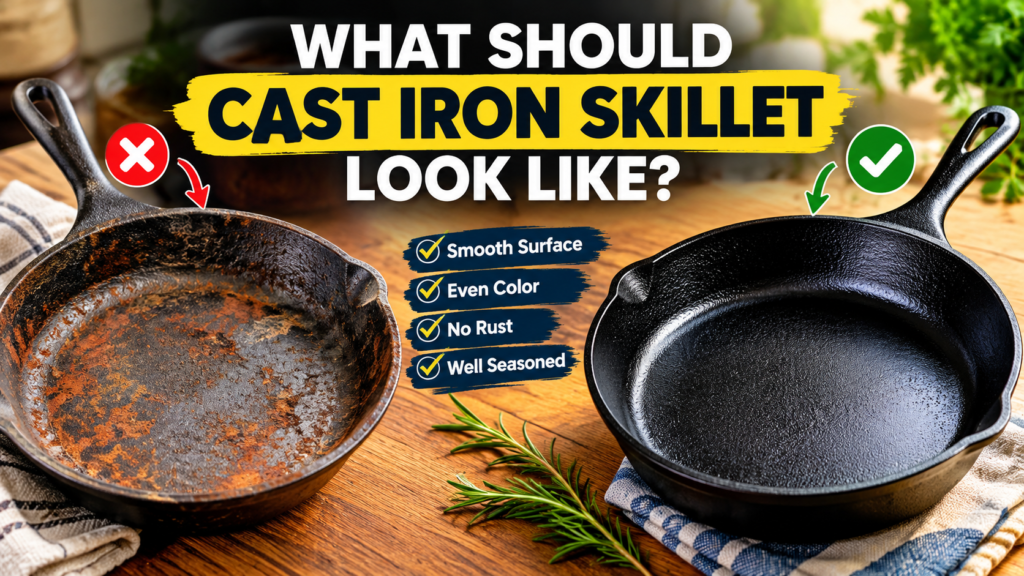 What Should Cast Iron Skillet Look Like