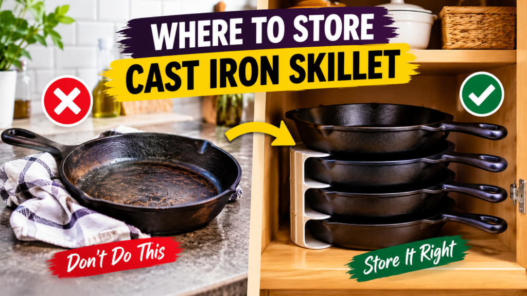 Where to Store Cast Iron Skillet
