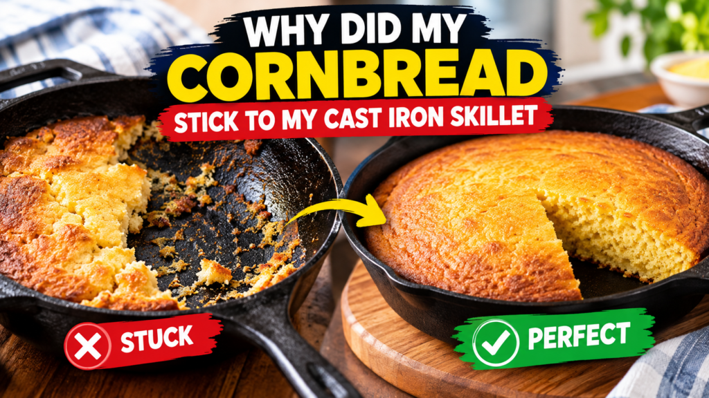 Why Did My Cornbread Stick to My Cast Iron Skillet